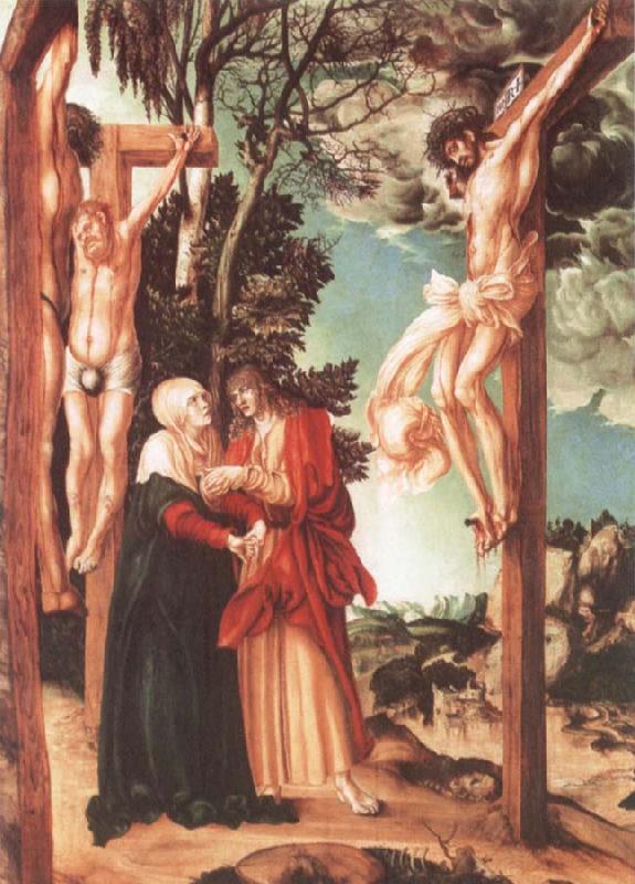 Lucas Cranach the Elder The Crucifixion oil painting image
